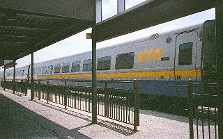 Train waiting at Windsor Station
